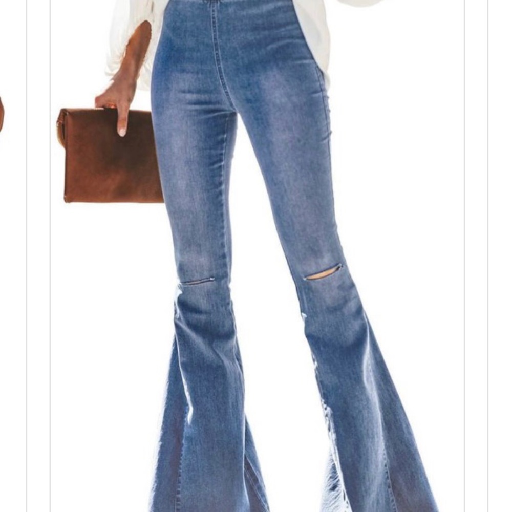 Bellbottom jeans